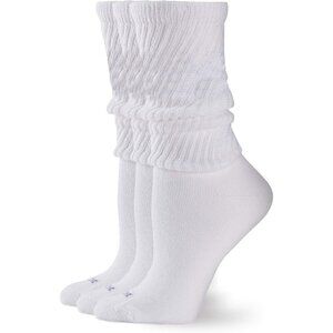 ✨ Hue Slouch Socks Women White 3 Pair Pack Superior Comfort Slipping Socks